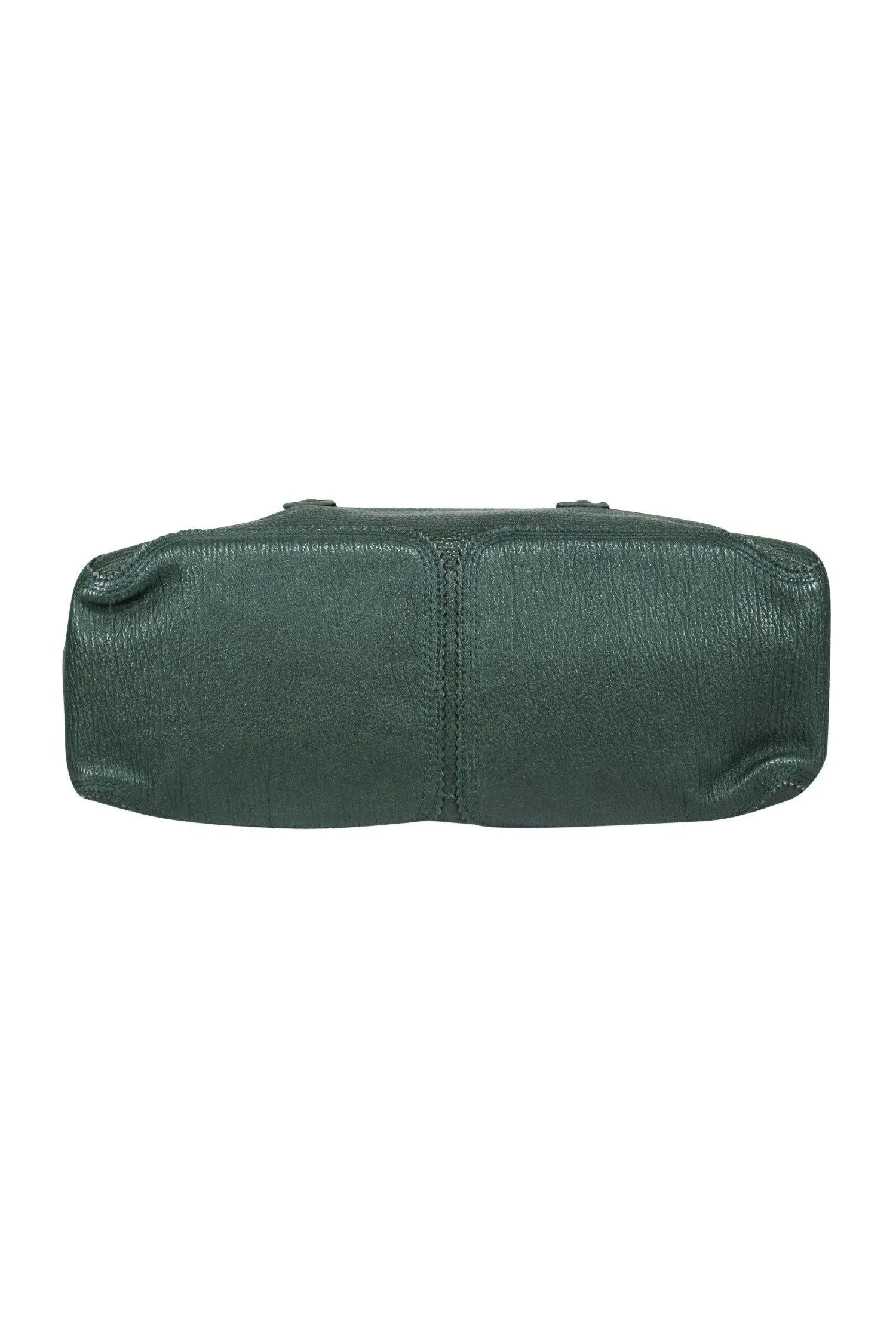 3.1 Phillip Lim - Green Textured Large Leather Satchel