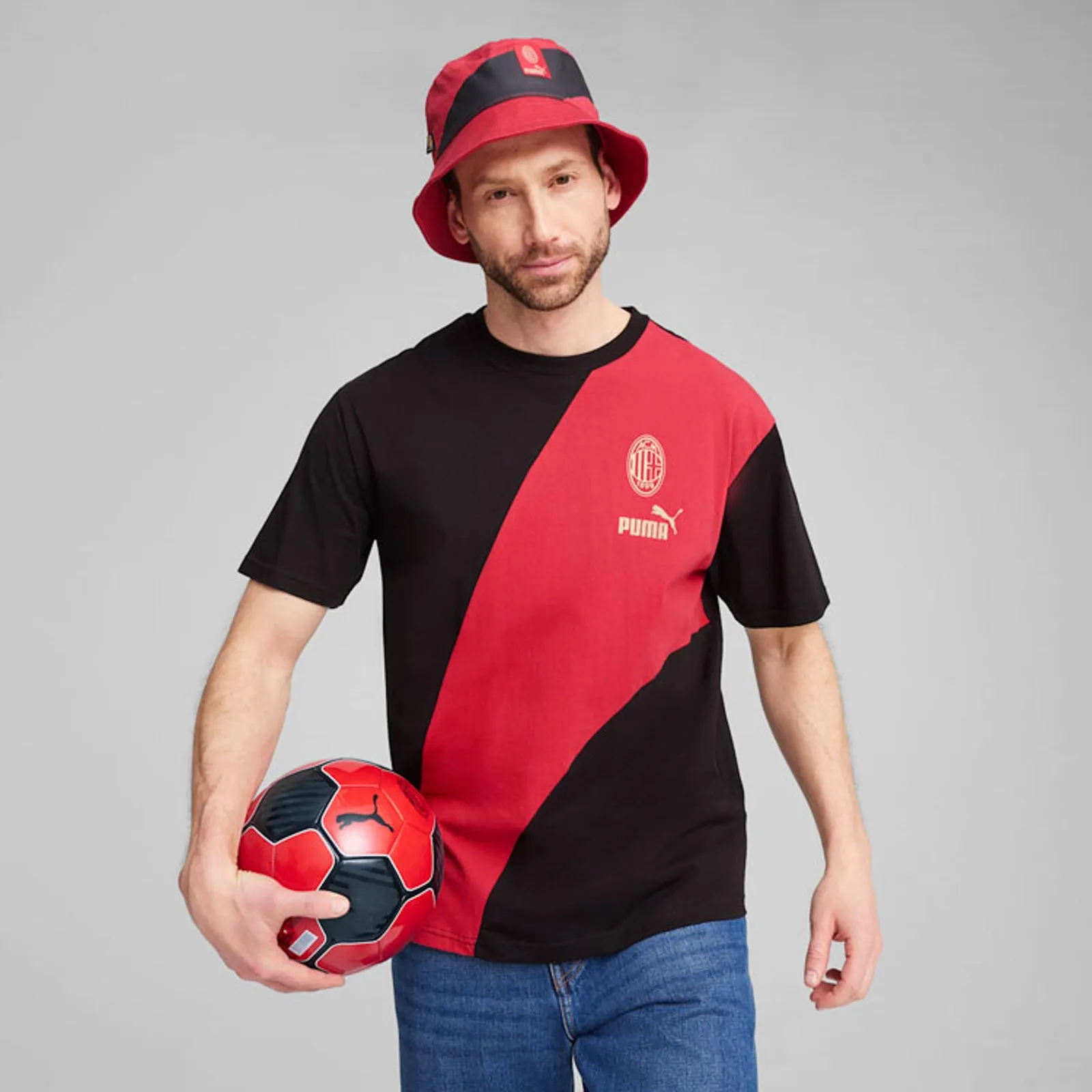 AC Milan FC 2024/25 Adult Culture Bucket Hat Football by Puma