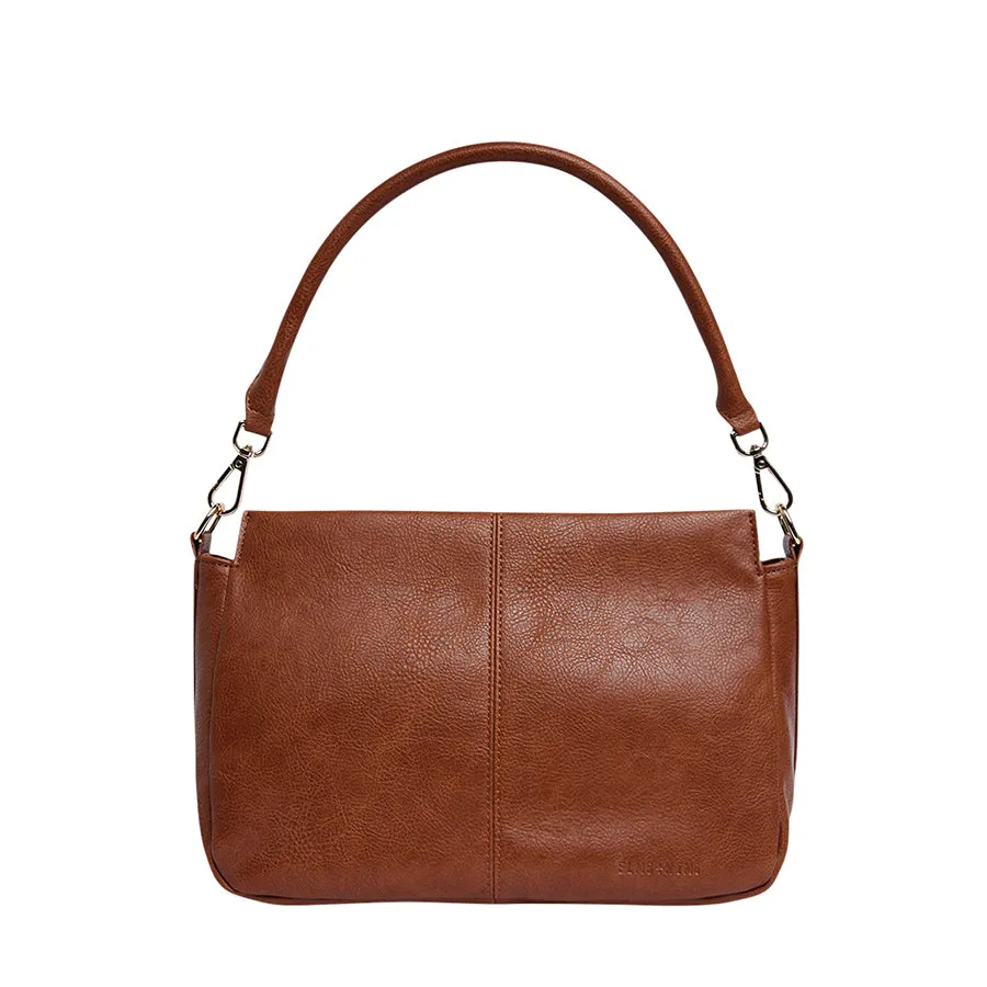 AMHERST SHOULDER BAG - TAN PEBBLE