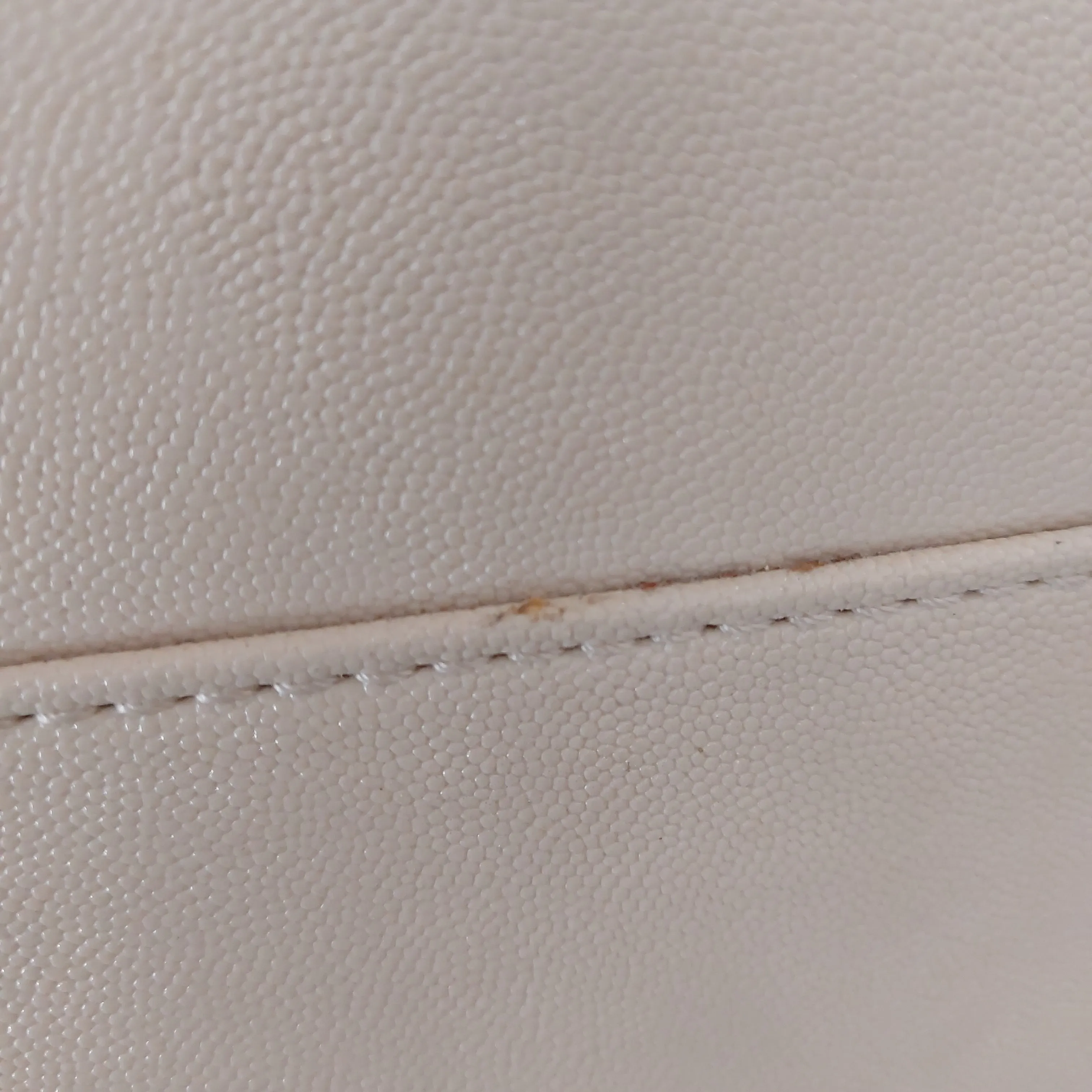 Anne Klein Cream Leatherette Satchel | Gently Used |