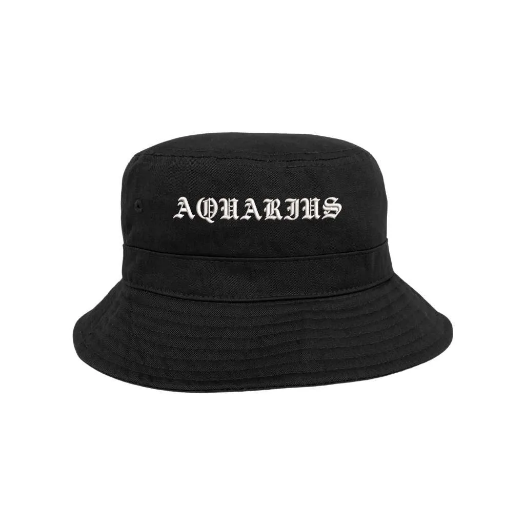 Aquarius Old English Bucket Hat