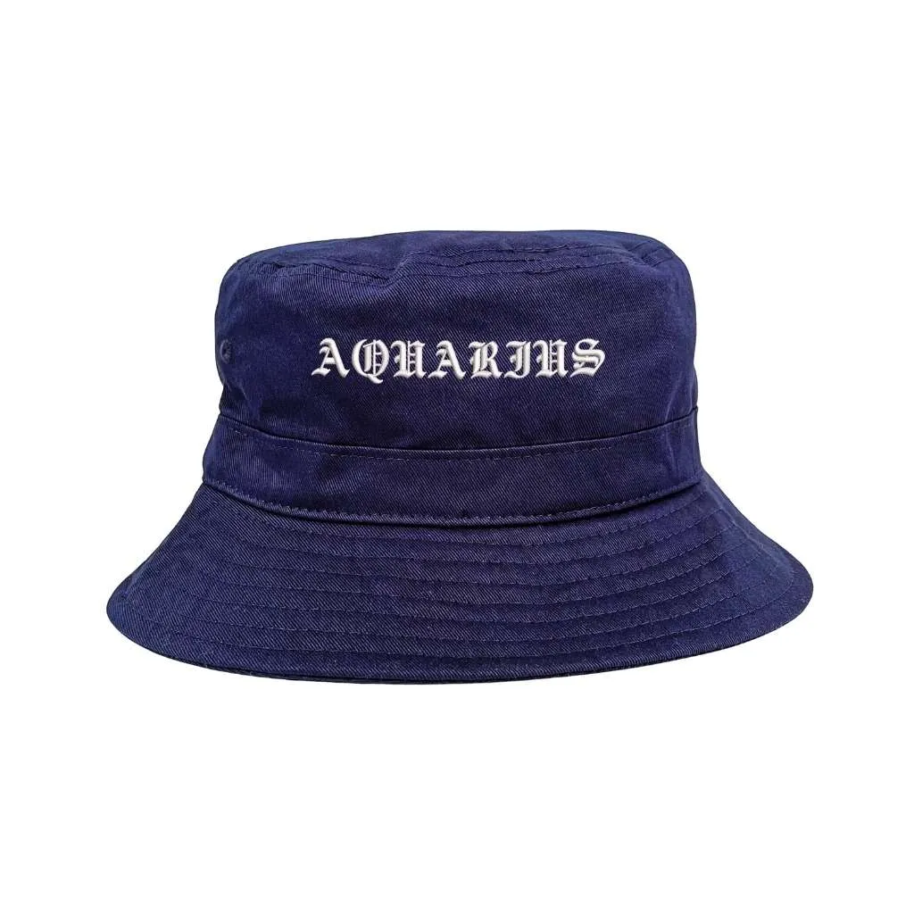 Aquarius Old English Bucket Hat