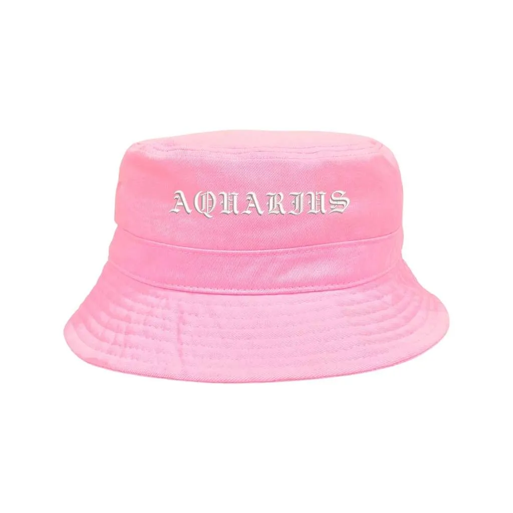 Aquarius Old English Bucket Hat