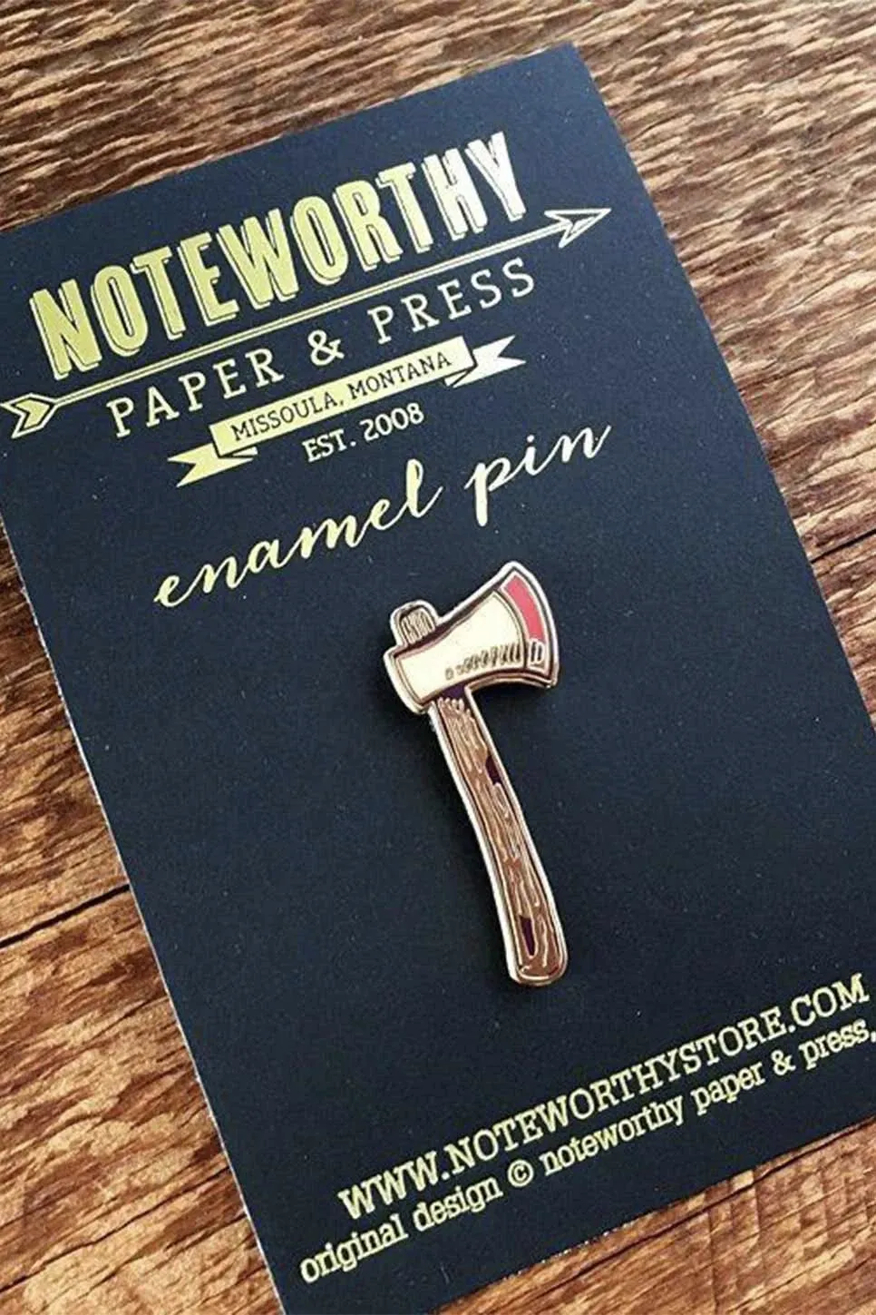 AXE ENAMEL PIN