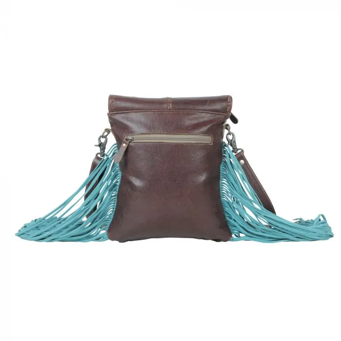 AXIE LEATHER & HAIRON BAG