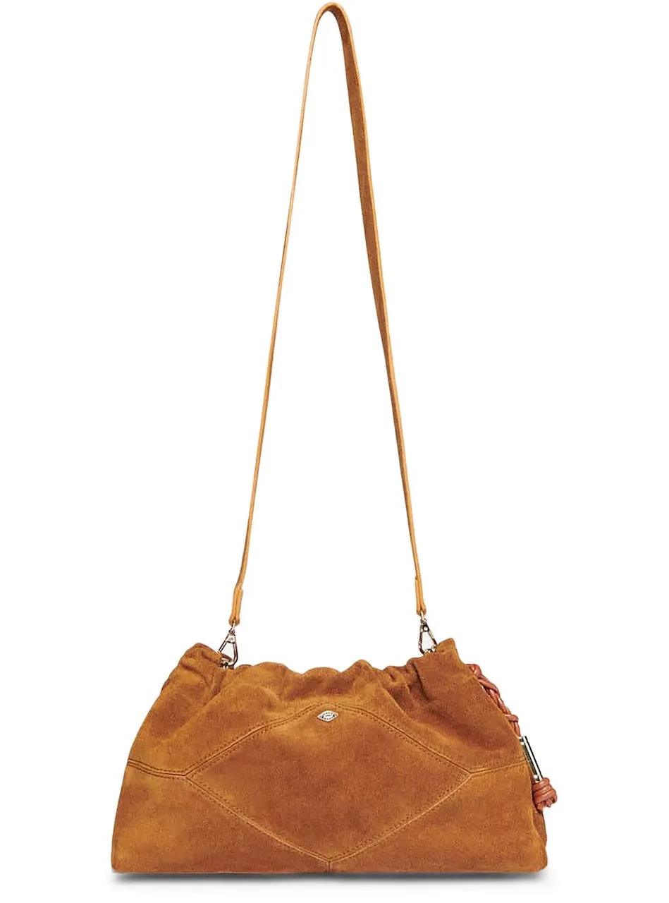 Bash Paris June Bag in Cognac Suede