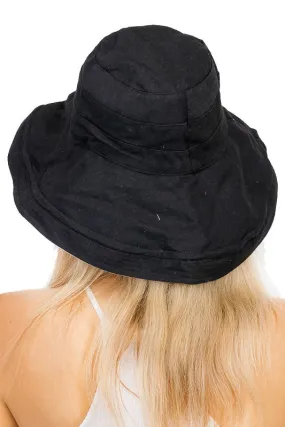 Black and Tan Reversible Bucket Hat