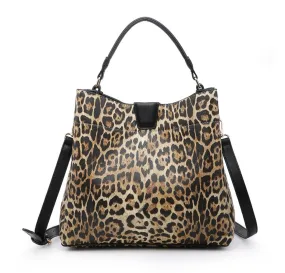 Black Leopard Gold - Satchel- Tati