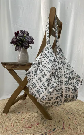 Block Printed Tote Bag