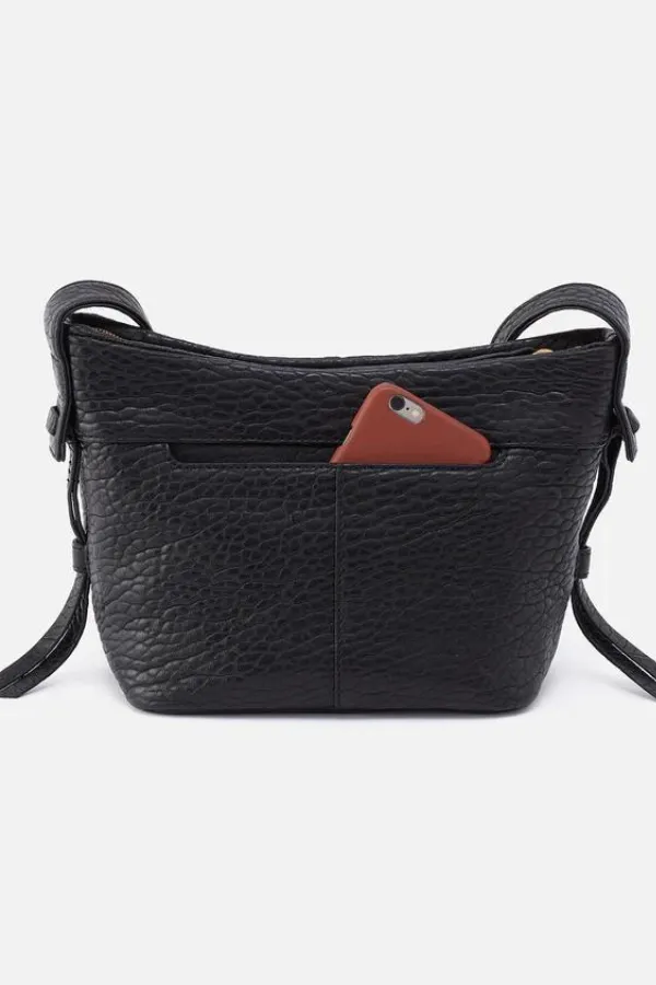 Bonita Crossbody - Bubble Pebbled Black | HOBO