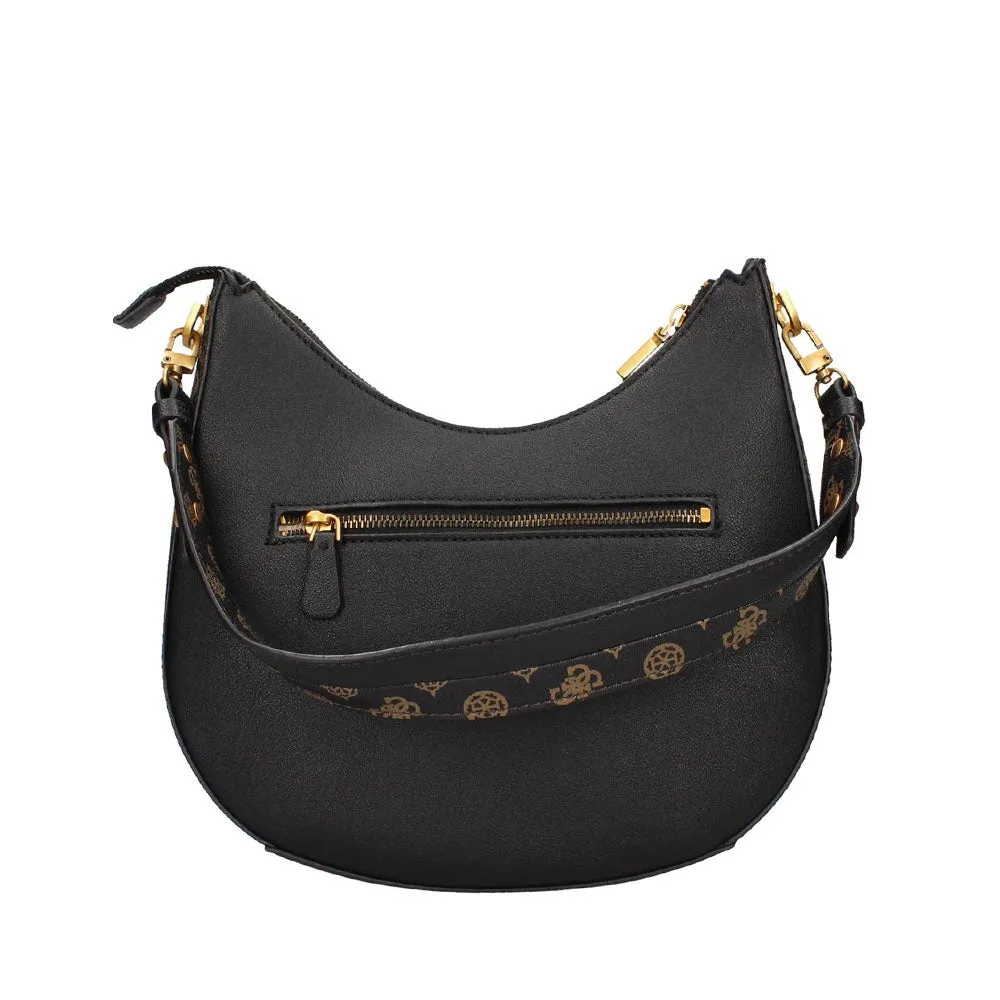 Borsa Donna Hobo a Spalla GUESS Linea Fynna colore Black Multi