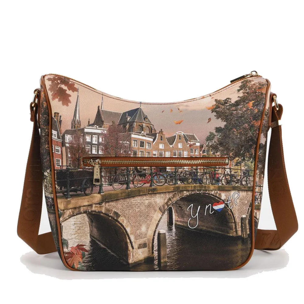 Borsa Donna  Y NOT Hobo Large a Tracolla YES-606 Autumn River