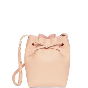 Bucket Bag Mini Calf, Rosa/Rosa