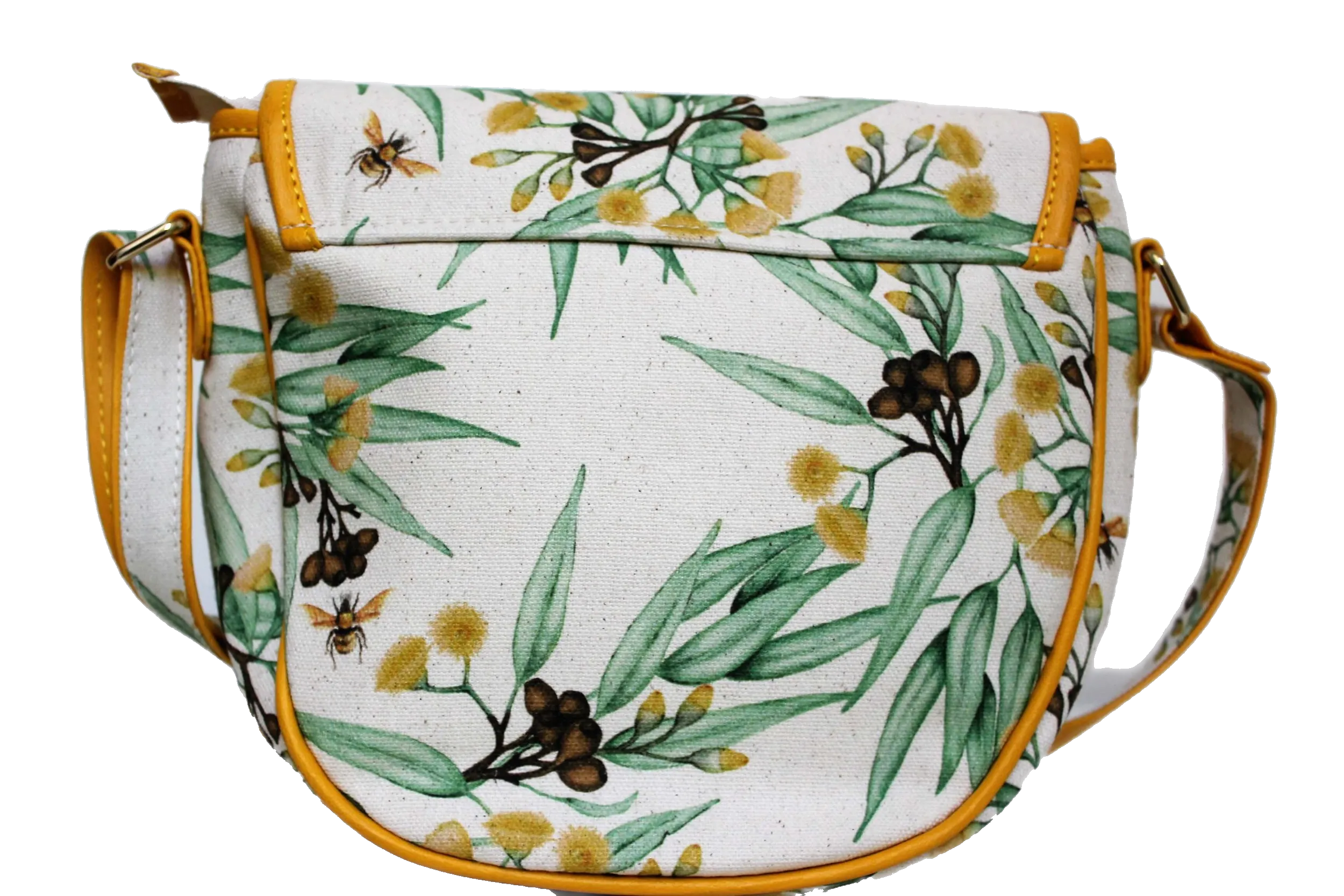 Canvas Crossbody Bag  Gumnut Bee