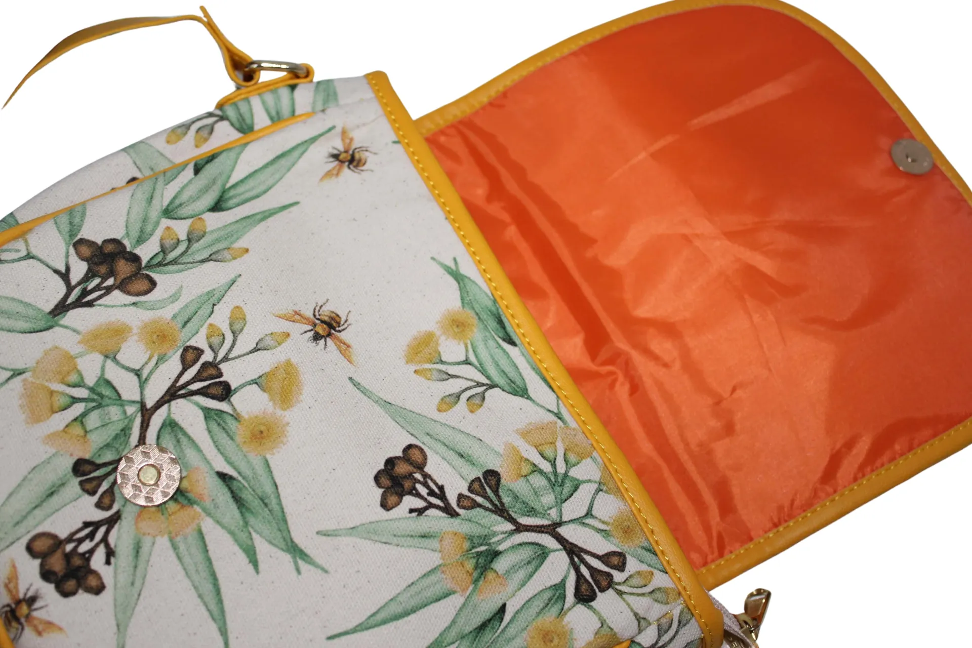 Canvas Crossbody Bag  Gumnut Bee