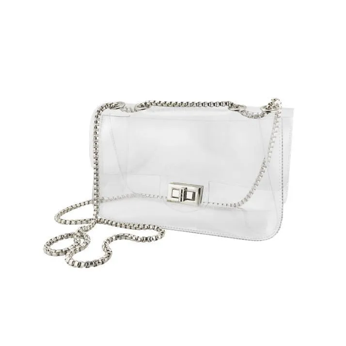 CD Clear Chain Satchel