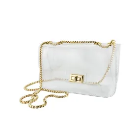 CD Clear Chain Satchel