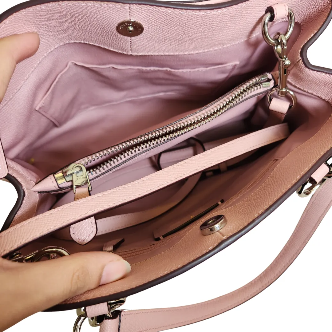 Coach Light Pink Leather 'Minetta' Satchel | Gently Used |