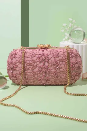 Cordon Capsule Clutch Pink