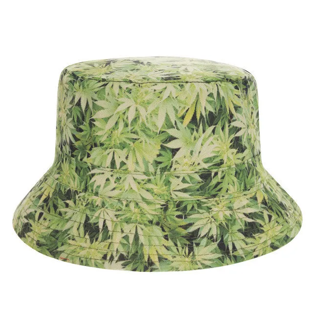 Dank Master Weed Leaf Bucket Hat