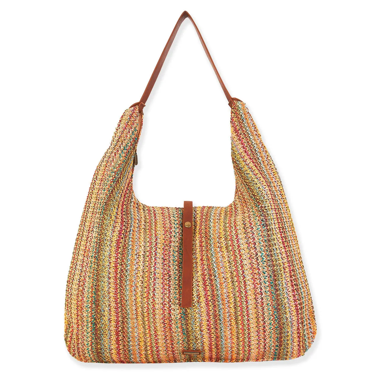 Danna Straw Hobo Tote