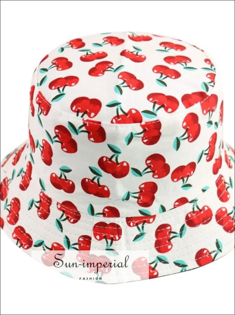 Dollar Print Reversible Black White Cow Pattern Women Bucket Hat