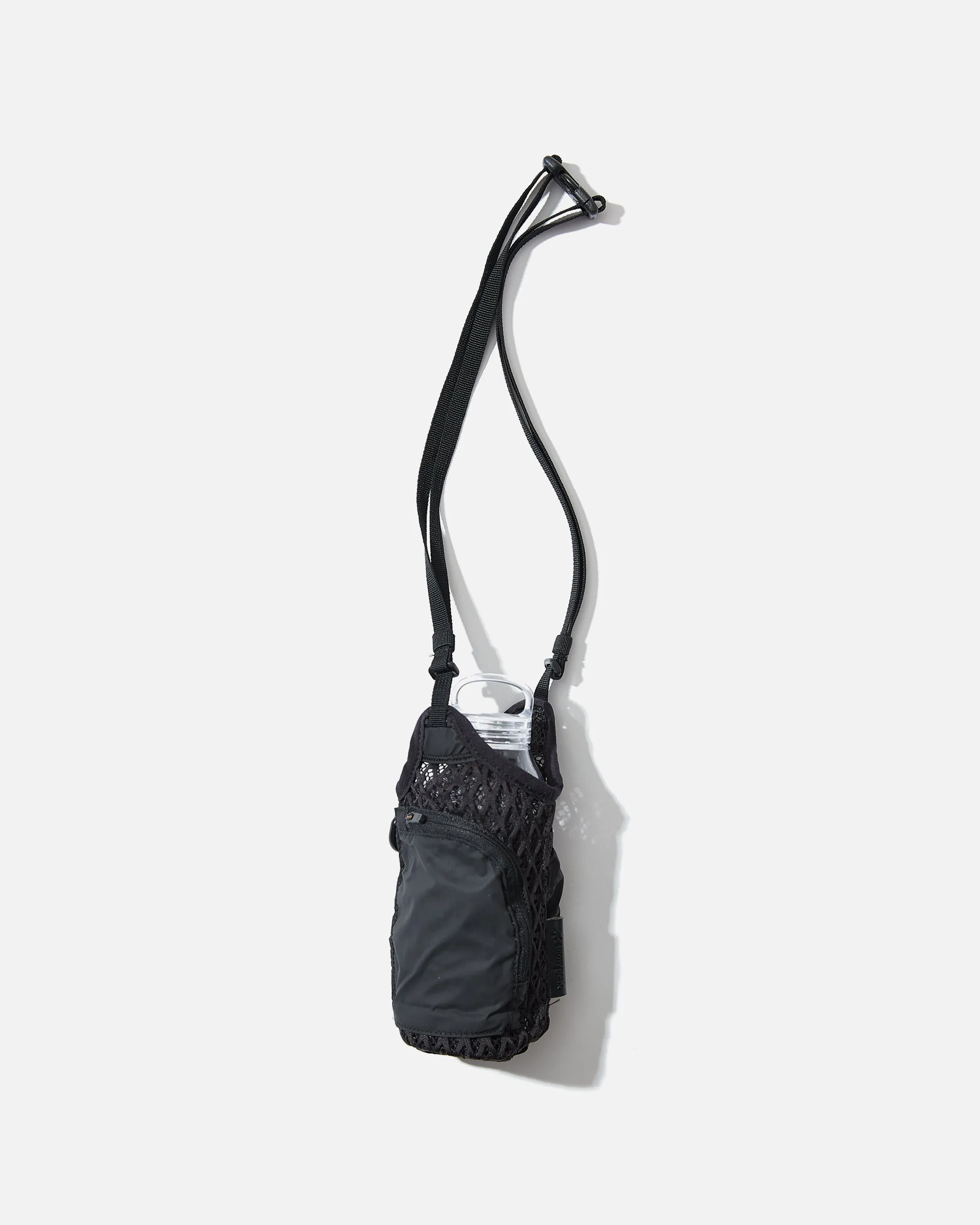 Double Face Mesh Bottle Carrier - Black