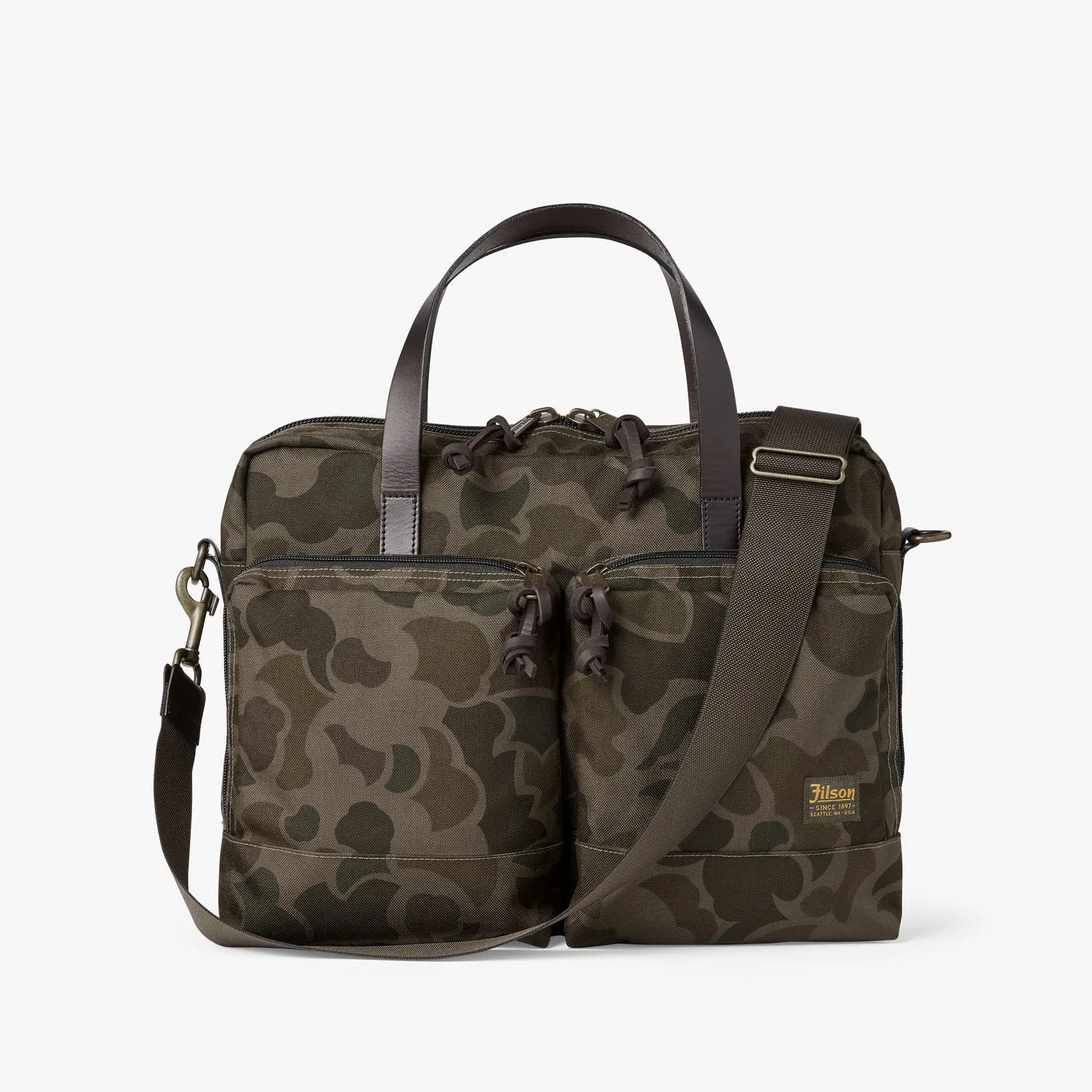 Dryden Briefcase- Dark Shrub Camo