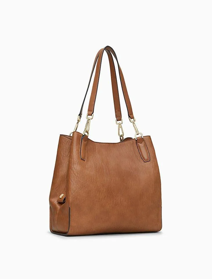 Elaine 3-Compartment Medium Tote Bag