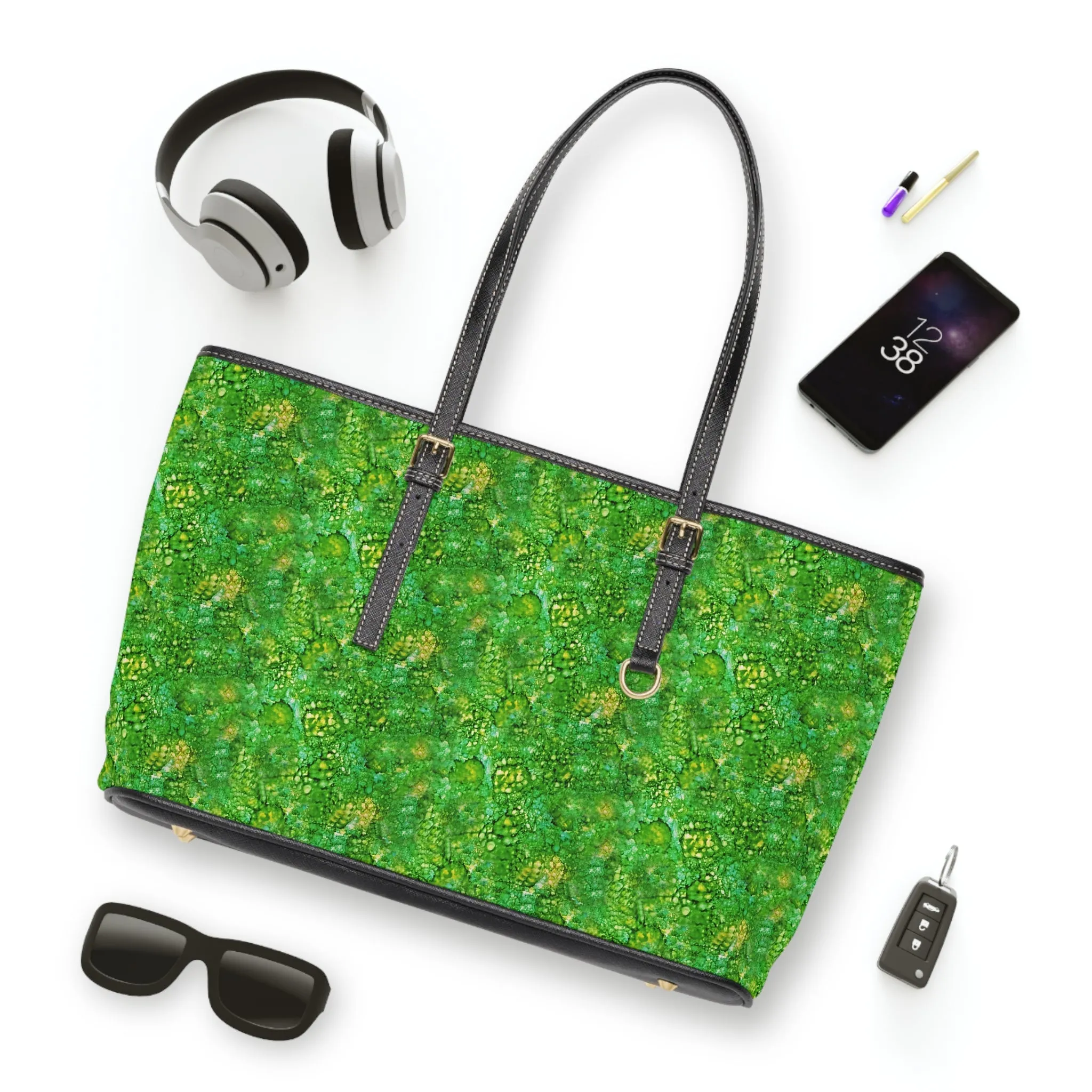 Emerald Dreams Shoulder Tote Bag