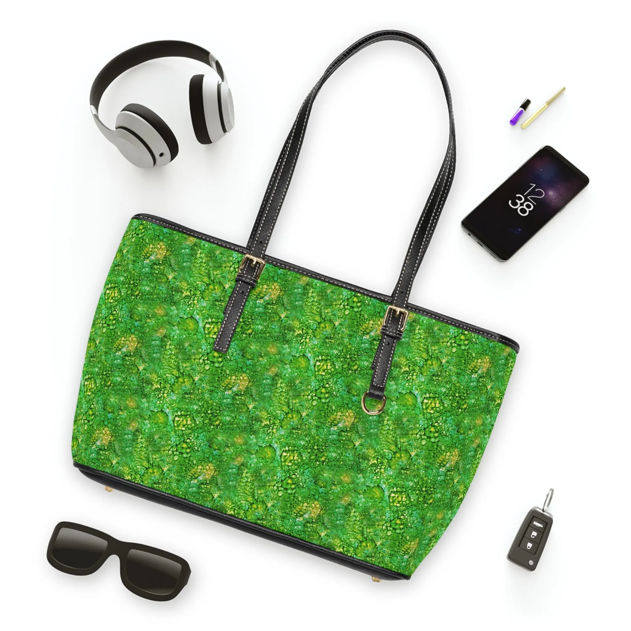 Emerald Dreams Shoulder Tote Bag