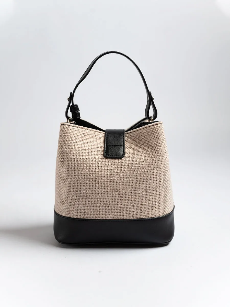 Eryca Raffia Bucket Bag