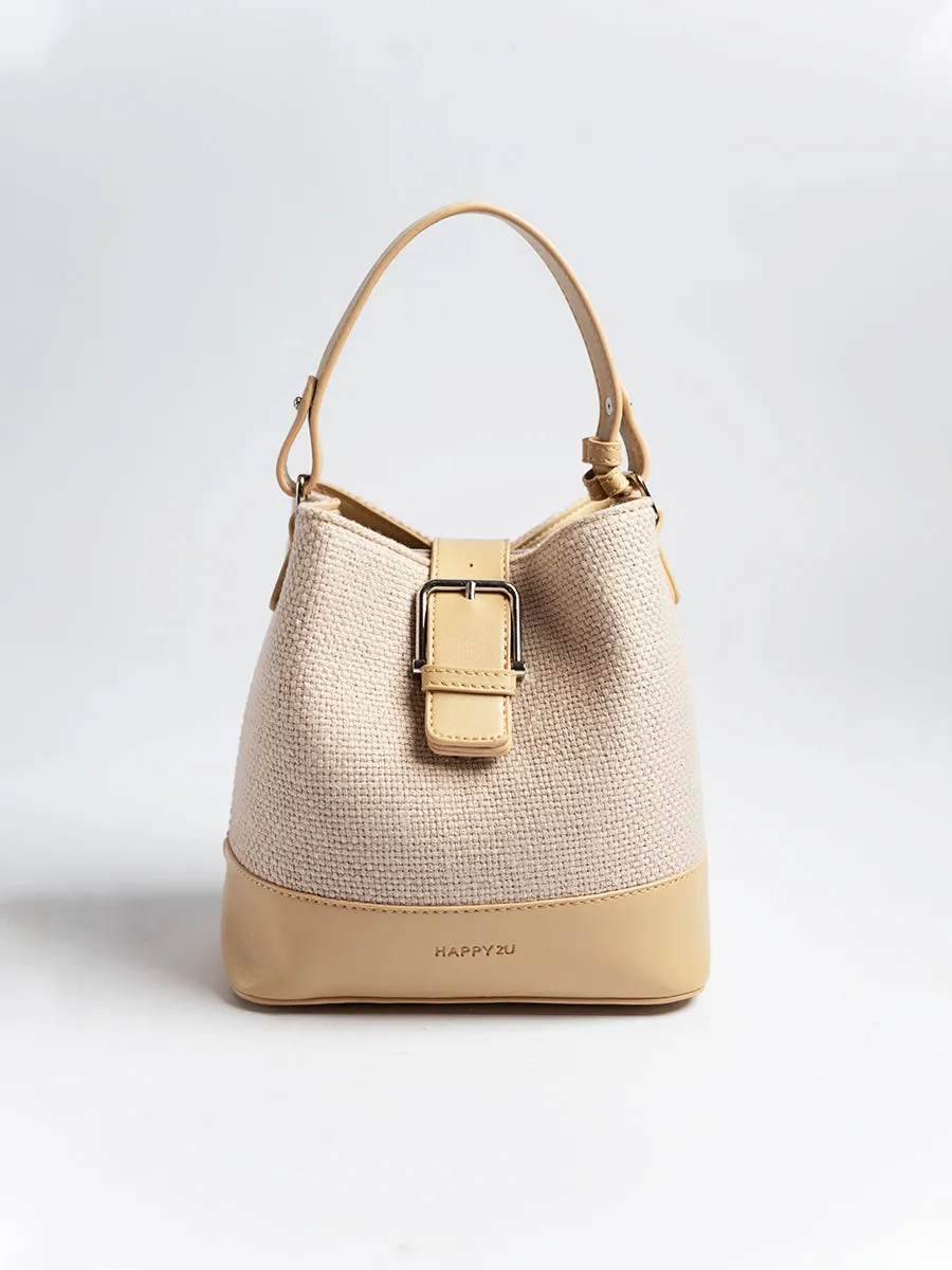 Eryca Raffia Bucket Bag