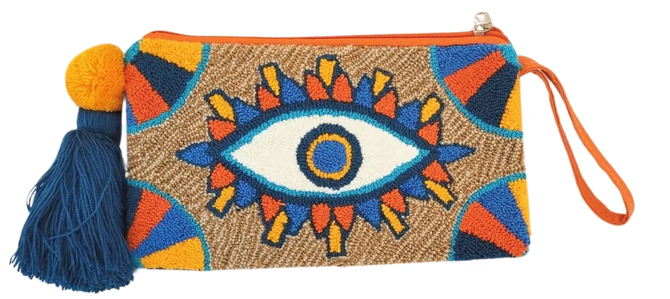 Esther Handmade Wayuu Punch-needle Clutch