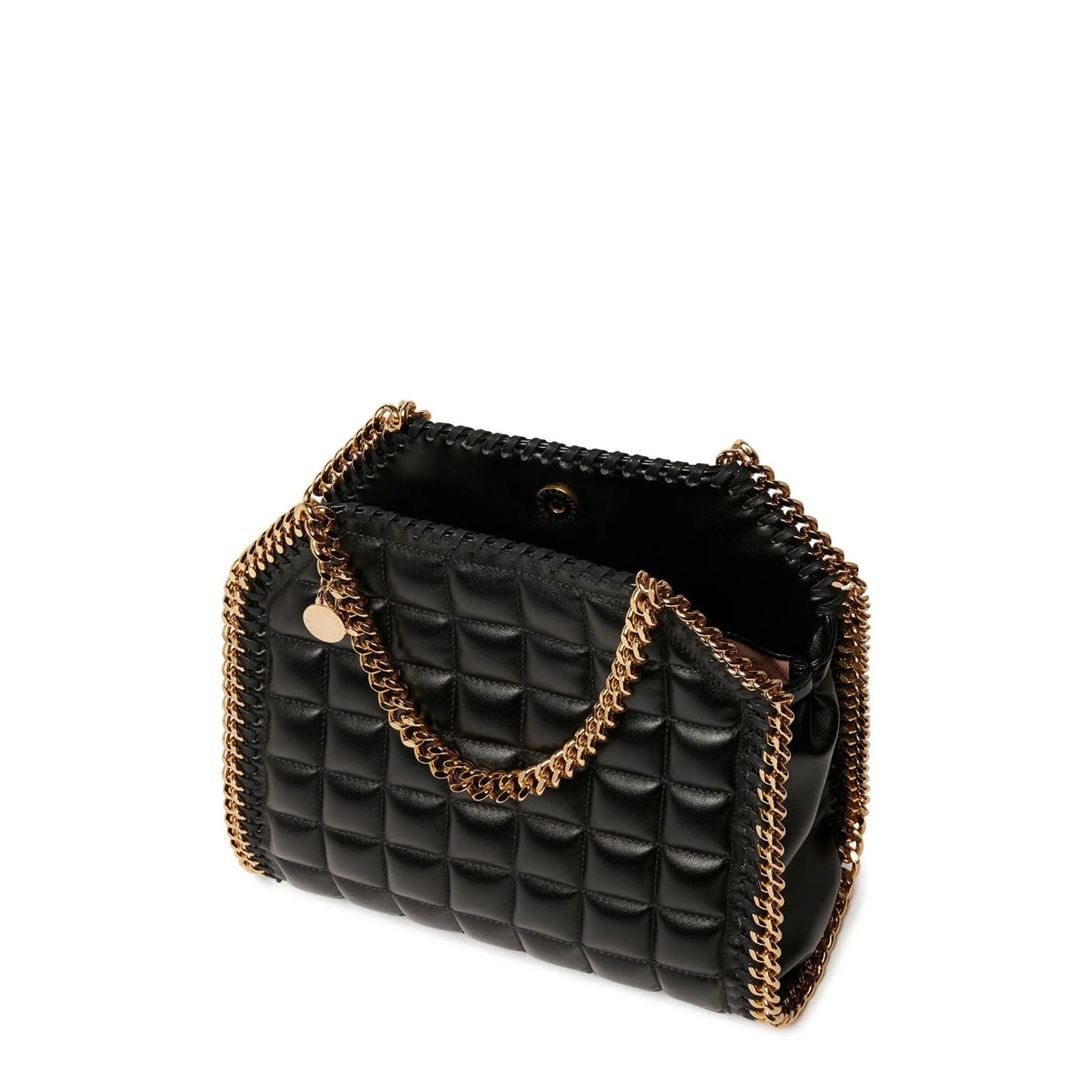 Falabella Mini Tote Bag Quilted (G), Black