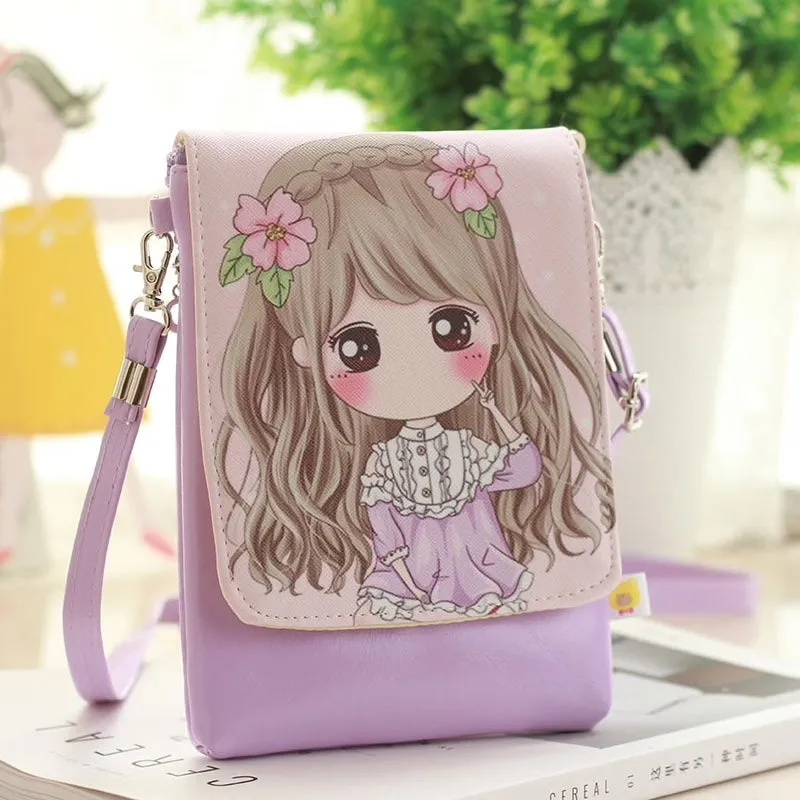 Girls Flap Crossbody Bag