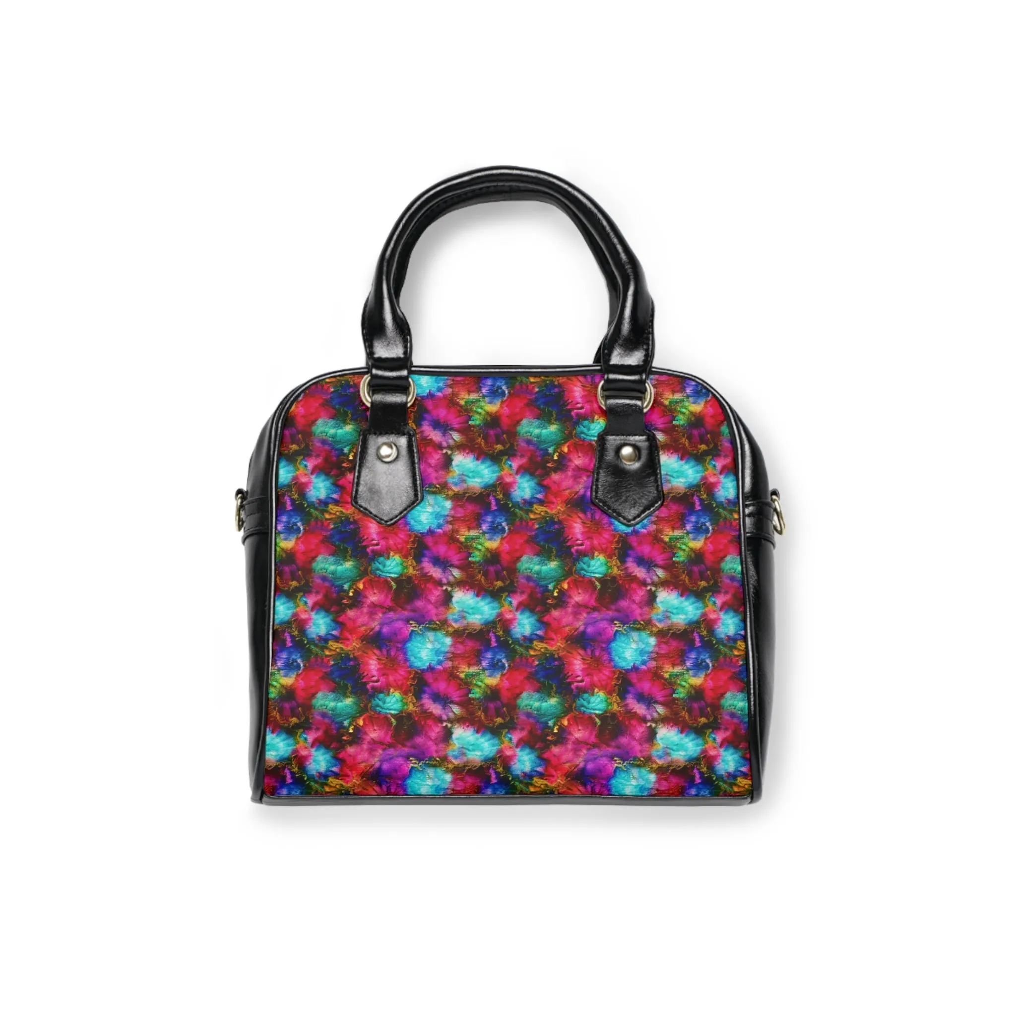 Grateful Flower Shoulder Handbag