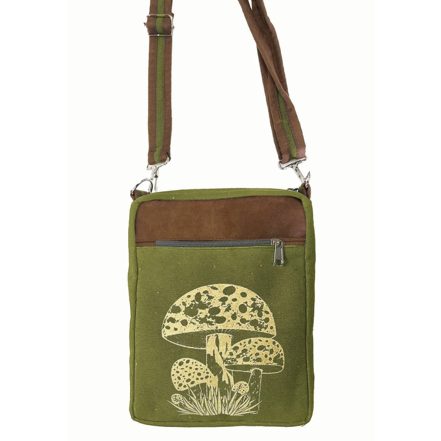 GREEN Crossbody Bag Mushroom