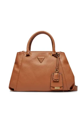 GUESS Laryn Borsa Satchel Donna Cognac Marrone BA919606