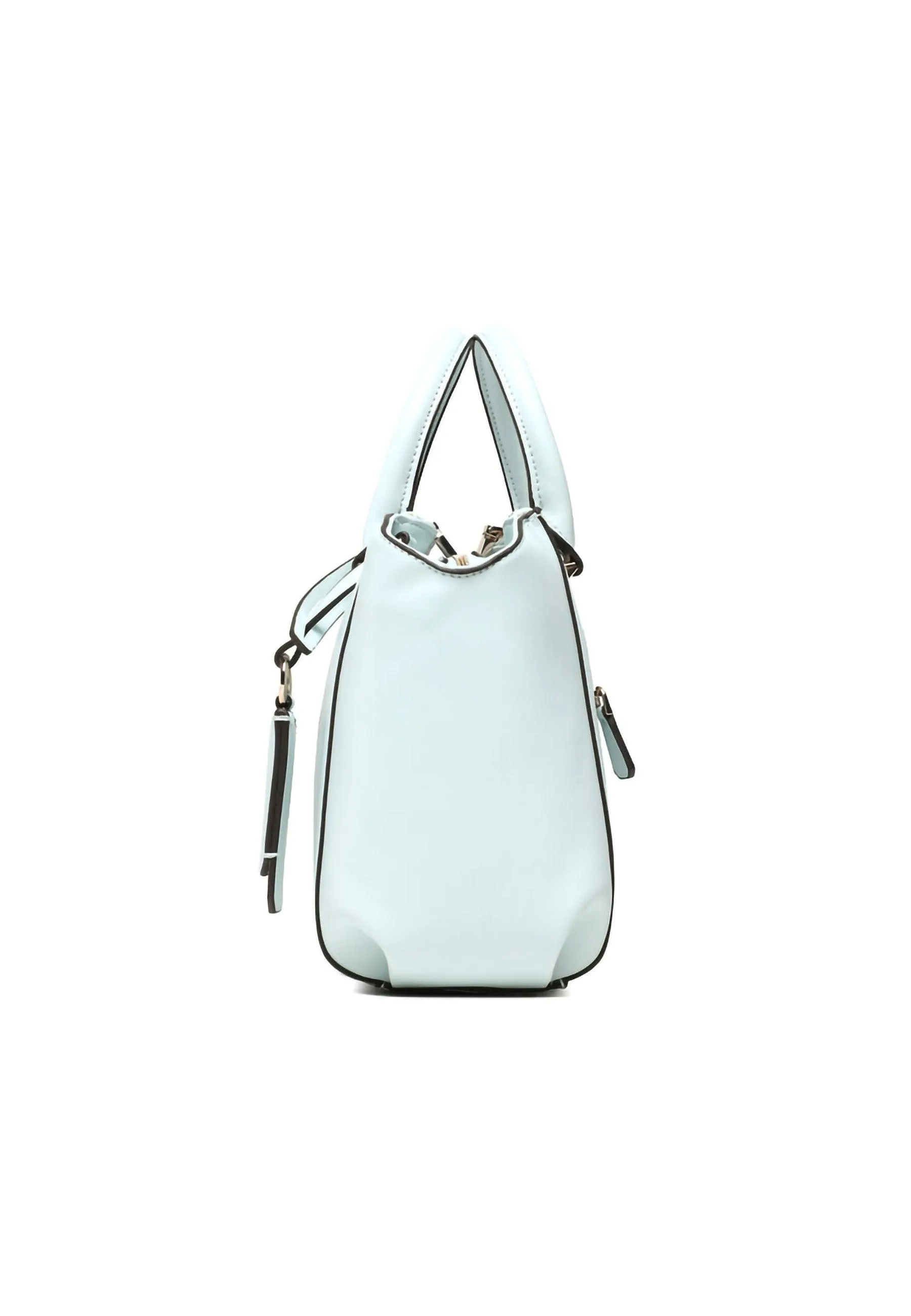 GUESS Leie Borsa Satchel Ice Blu VG875206