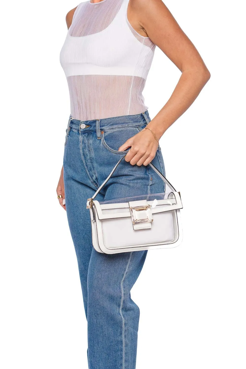 Habibi Transparent Jelly Shoulder Bag