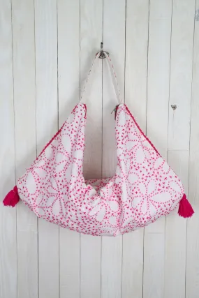 Hand-stitched Hobo Bag