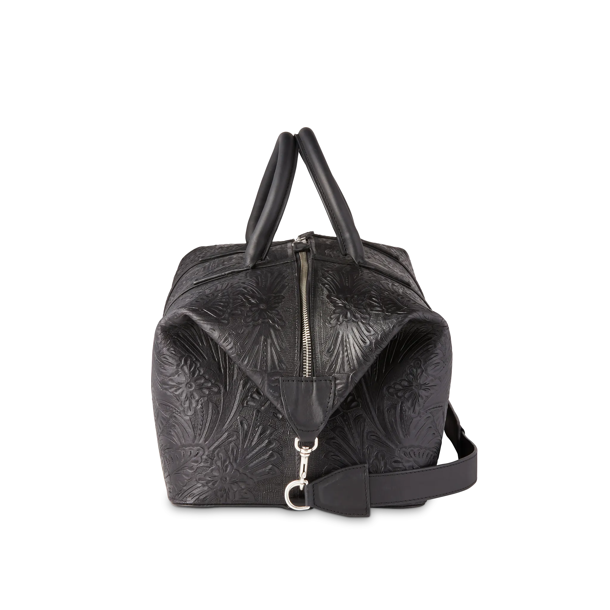 Hand-Tooled Duffle :: Black