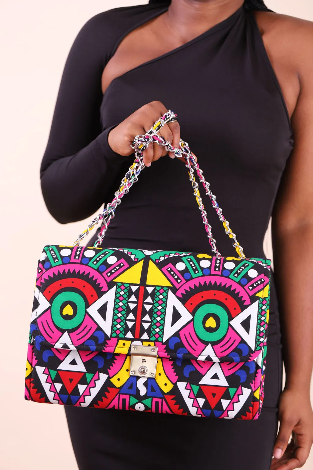 IZUMA African Print Large Bag (Satchel)