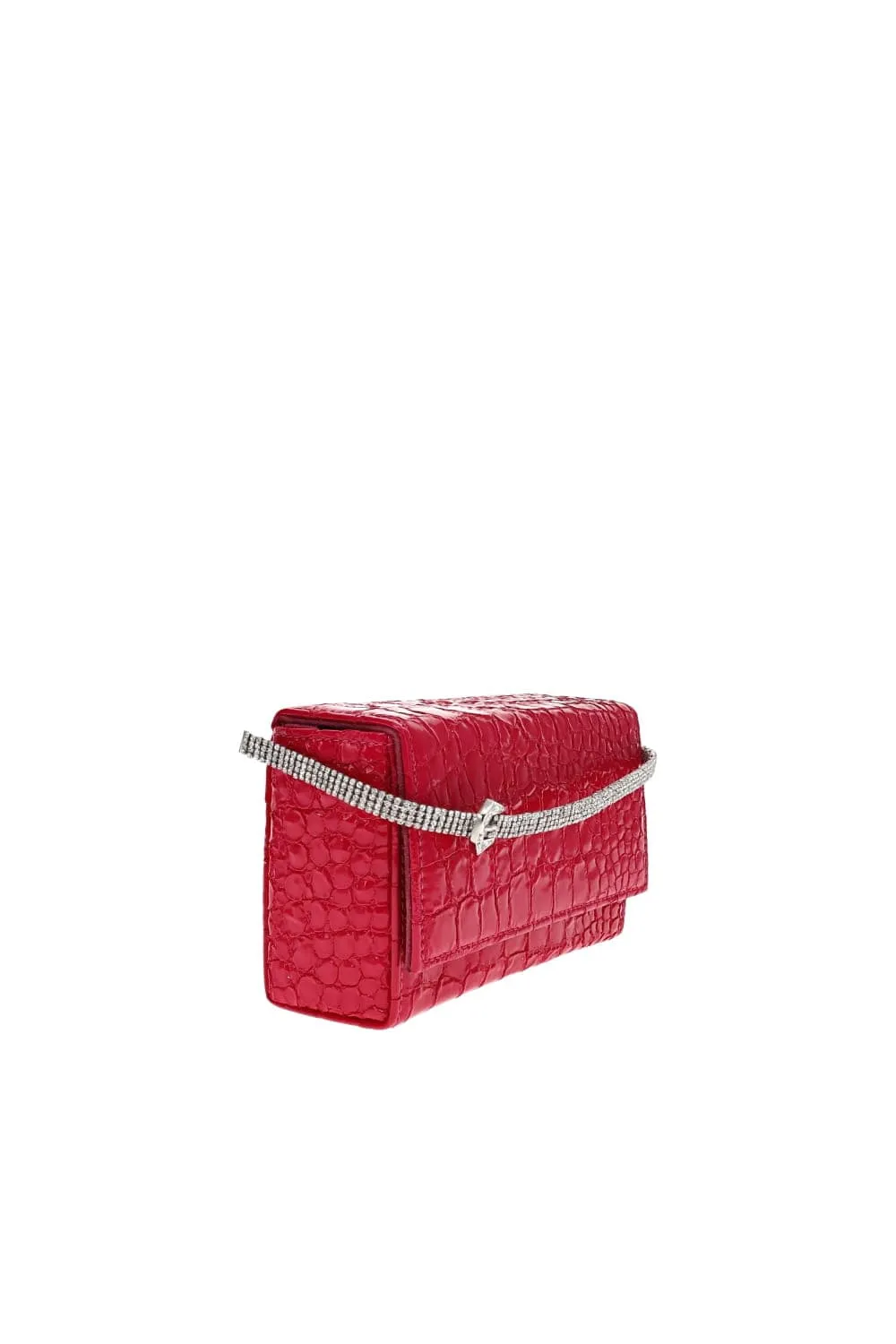 Kate Hibiscus Coco Embossed Shoulder Bag