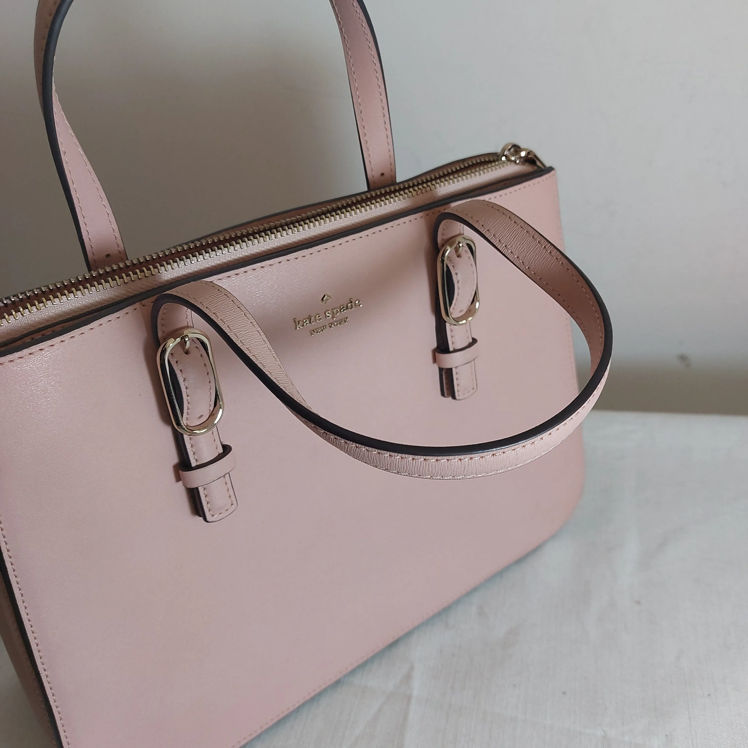 Kate Spade Light Pink Leather 'Connie' Medium Satchel | Pre Loved |