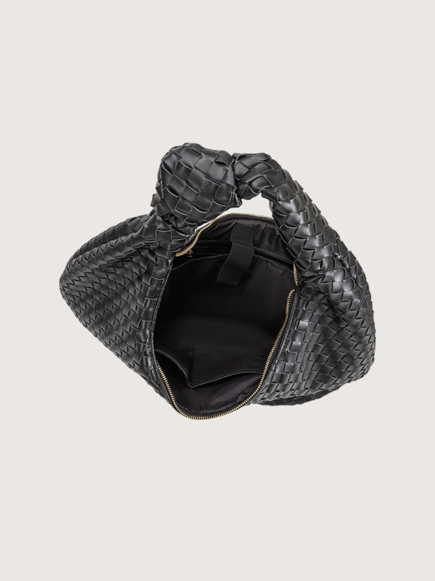 Katherine Weaved XL Bag | Black