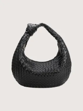 Katherine Weaved XL Bag | Black