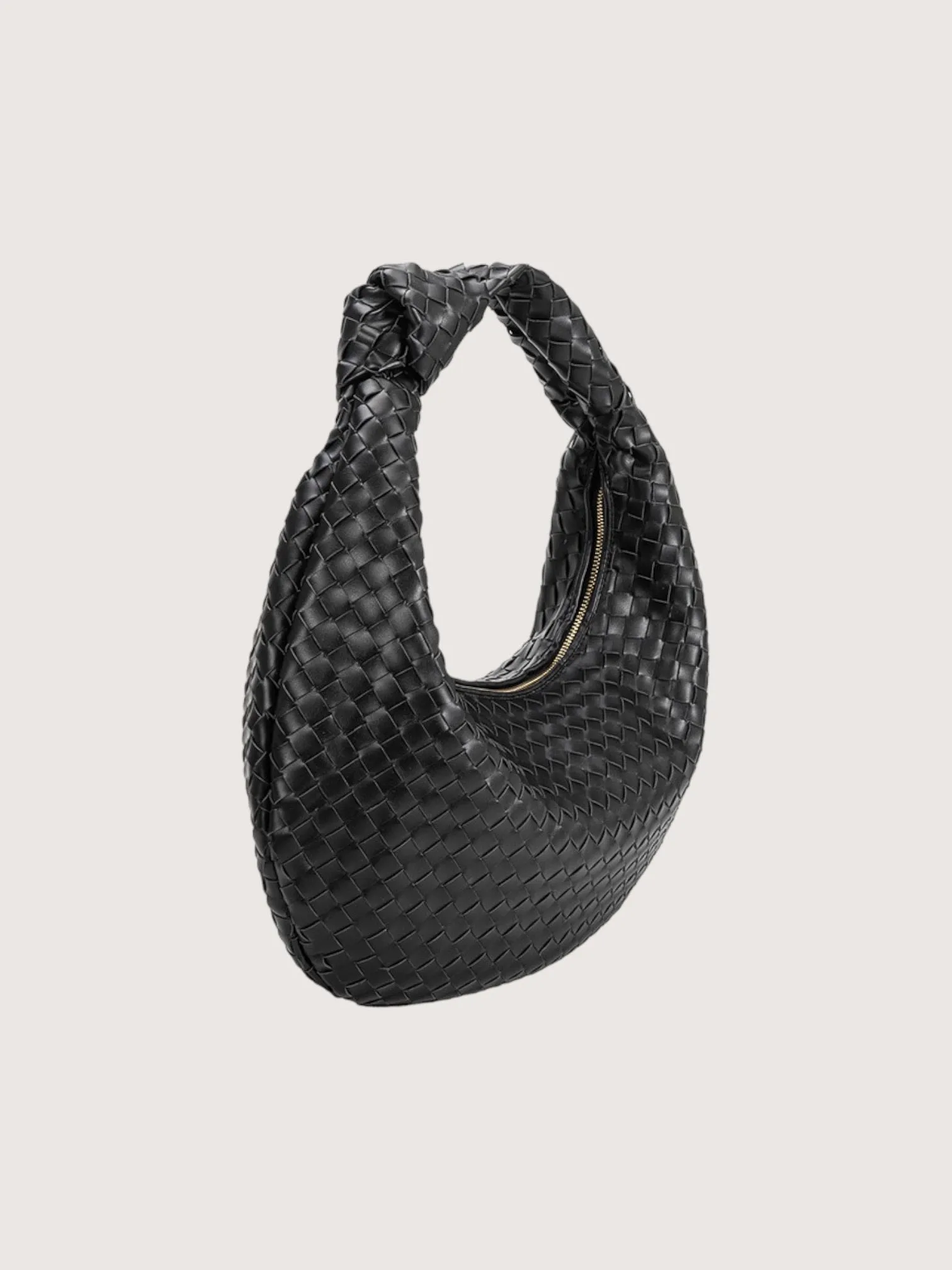 Katherine Weaved XL Bag | Black