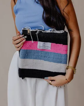 Kilim Clutch Pink X Blue